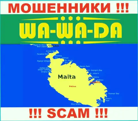 Мальта - здесь зарегистрирована контора Ва Ва Да