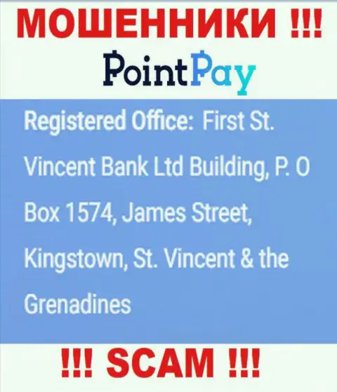 Не работайте с конторой Point Pay LLC - можете остаться без вложений, потому что они зарегистрированы в офшоре: First St. Vincent Bank Ltd Building, P. O Box 1574, James Street, Kingstown, St. Vincent & the Grenadine