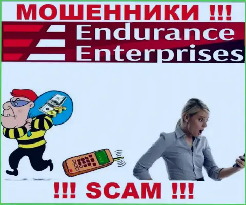 Не стоит вестись предложения Endurance Enterprises, не рискуйте своими денежными активами