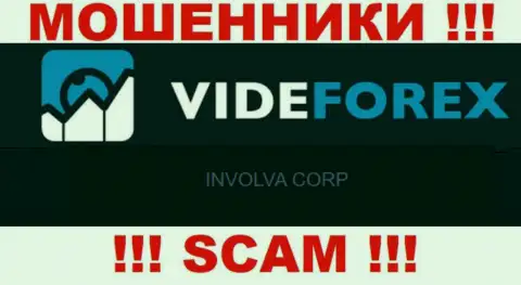 VideForex Com - это ШУЛЕРА, принадлежат они Инволва Корп