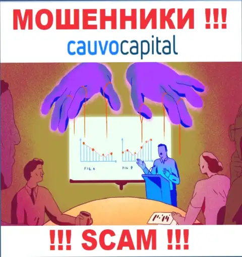 Рискованно соглашаться взаимодействовать с internet кидалами CauvoCapital, прикарманят финансовые активы