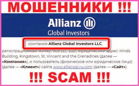Организация Allianz Global Investors находится под крышей организации Allianz Global Investors LLC