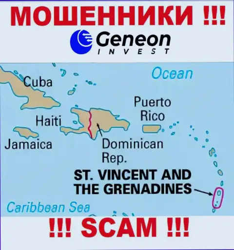 GeneonInvest Co расположились на территории - St. Vincent and the Grenadines, остерегайтесь работы с ними