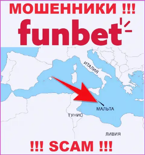 Организация ФанБет - это internet-мошенники, базируются на территории Malta, а это оффшор