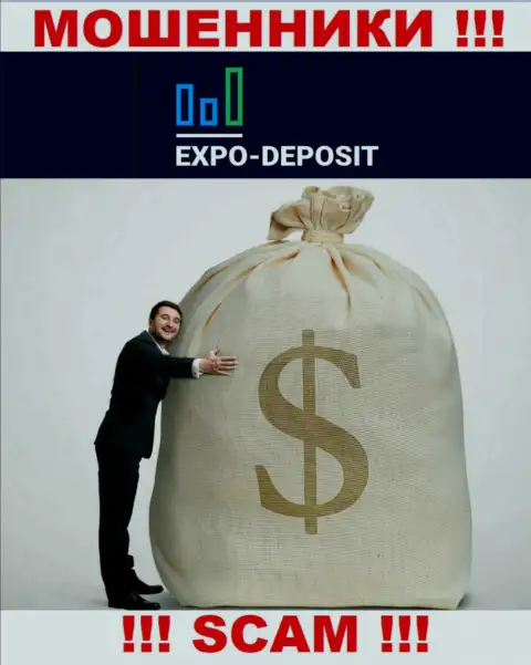 Нереально вернуть обратно денежные вложения с Expo Depo, посему ни гроша дополнительно заводить не рекомендуем