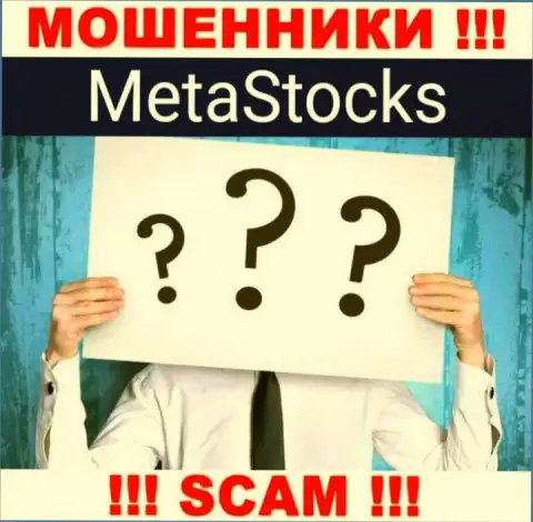 На сайте Meta Stocks и во всемирной сети интернет нет ни единого слова про то, кому конкретно принадлежит данная организация