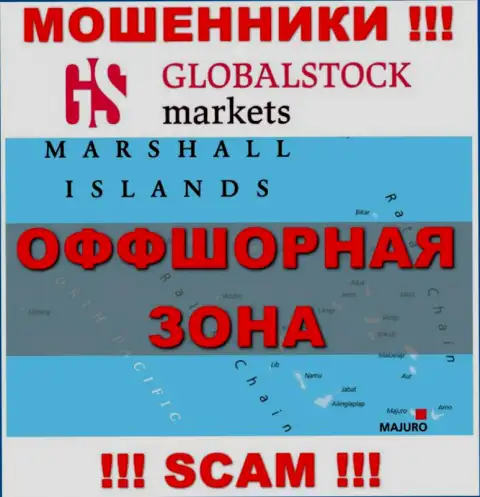 GlobalStockMarkets находятся на территории - Marshall Islands, избегайте сотрудничества с ними