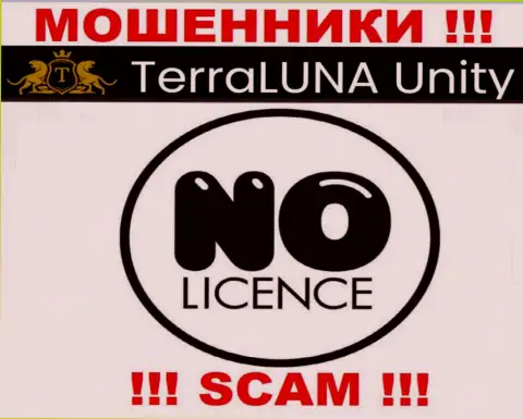 Ни на сайте TerraLuna Unity, ни в глобальной интернет сети, сведений о лицензии указанной конторы НЕТ