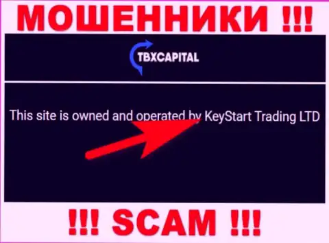 Мошенники TBX Capital не скрыли свое юридическое лицо это KeyStart Trading LTD