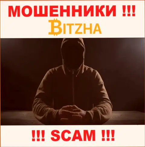 Перейдя на сайт мошенников Bitzha24 Com Вы не сумеете найти никакой инфы о их непосредственном руководстве