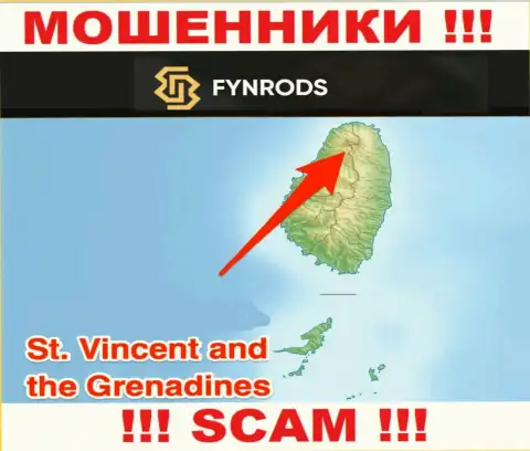 Fynrods - это МОШЕННИКИ, которые официально зарегистрированы на территории - Saint Vincent and the Grenadines