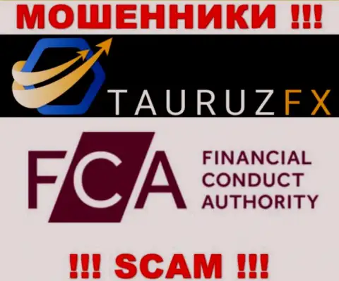 На web-ресурсе TauruzFX имеется информация о их жульническом регуляторе - FCA
