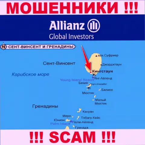 Allianz Global Investors LLC безнаказанно сливают, ведь пустили корни на территории - Kingstown, St. Vincent and the Grenadines